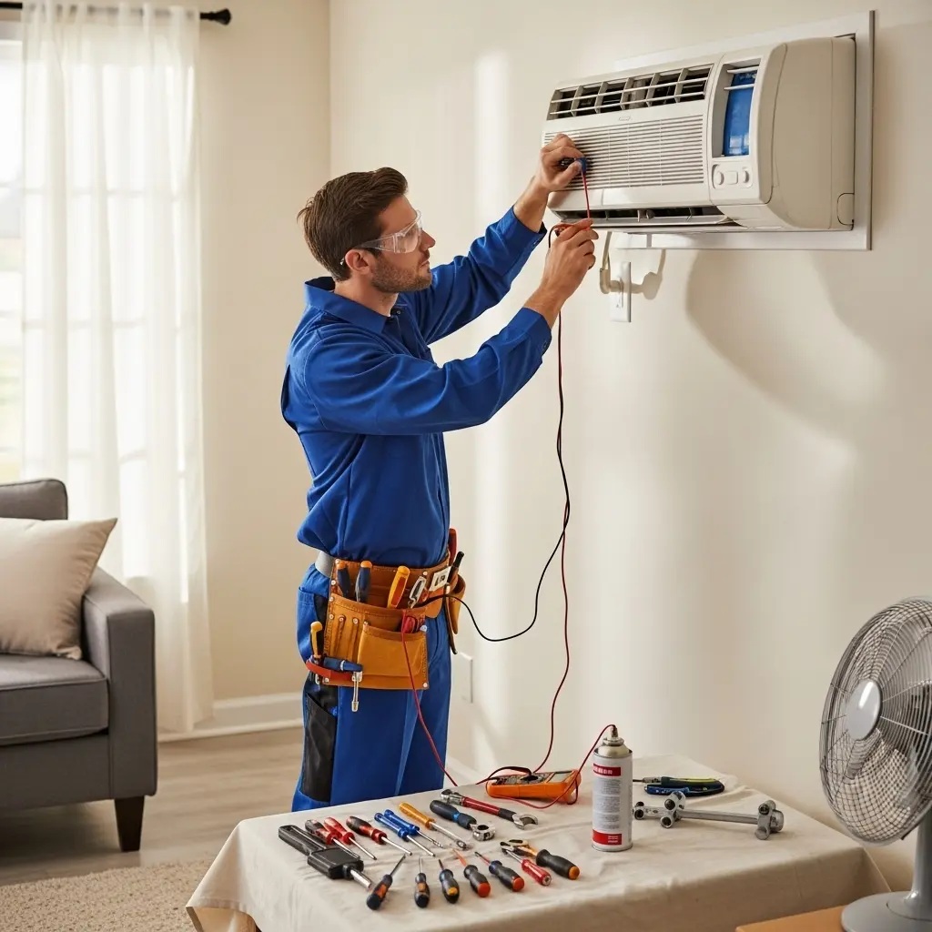 Turgutlu Eminçelik Eminçelik klima gaz dolumu ve bakım – Enerji verimliliği artırıldı. - Teknik servis örneği